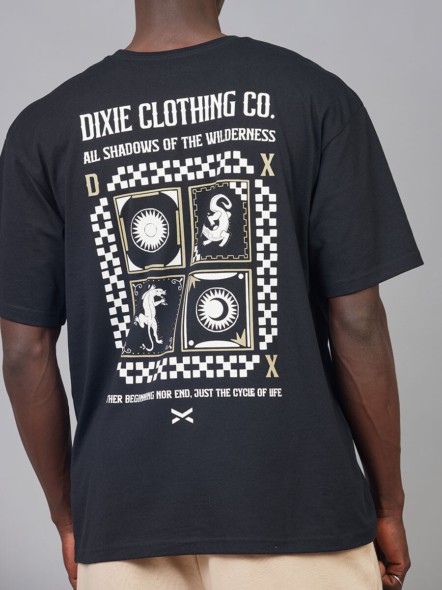 T-SHIRT TARKO DIXIE - Negro 
