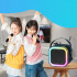 Mini Parlante Karaoke Bluetooth RGB Con 2 Micrófonos K-12 Color Variante Negro
