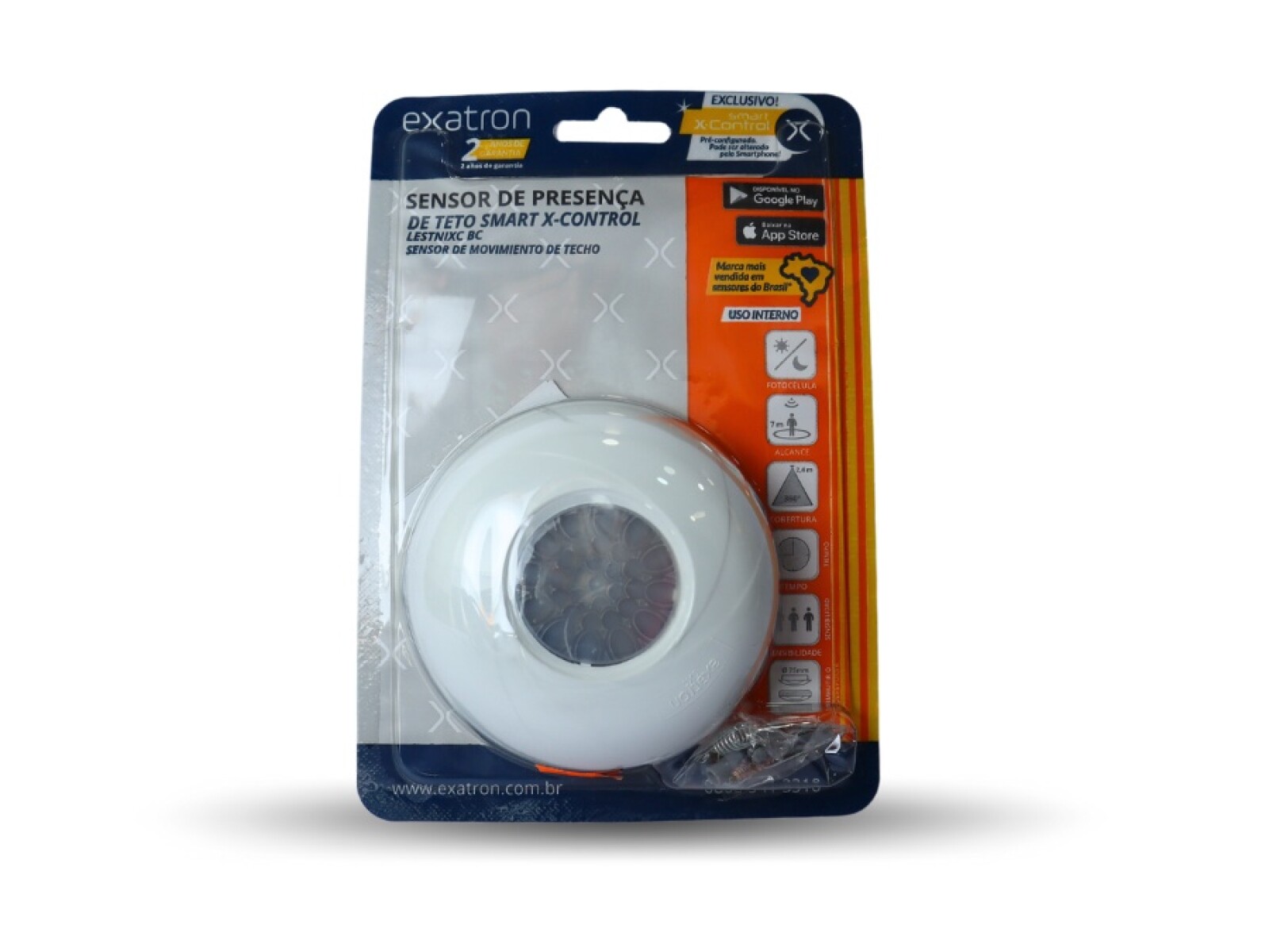 SENSOR DE MOVIMIENTO 360° INFRARROJO P/TECHO DE ADO/EMB 110/220V SMART 