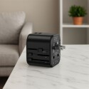 CARGADOR DE VIAJE T55 12W USAMS NEGRO