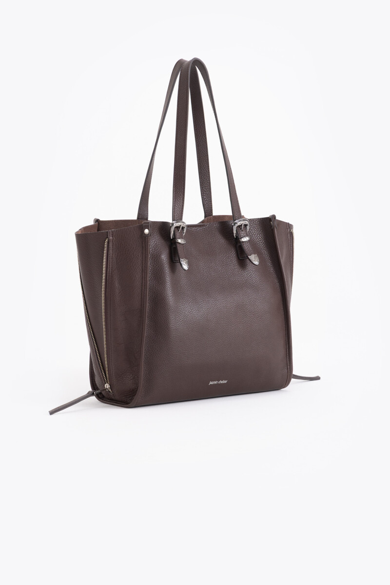 TOTE SCOTT Marron