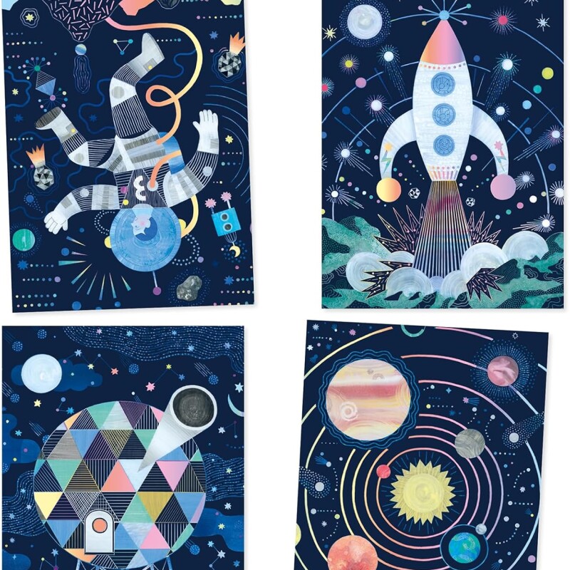Set x4 láminas para raspar del espacio Set x4 láminas para raspar del espacio