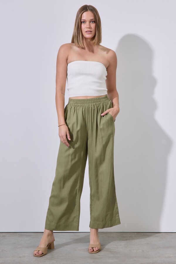 Pantalon Lino OLIVA