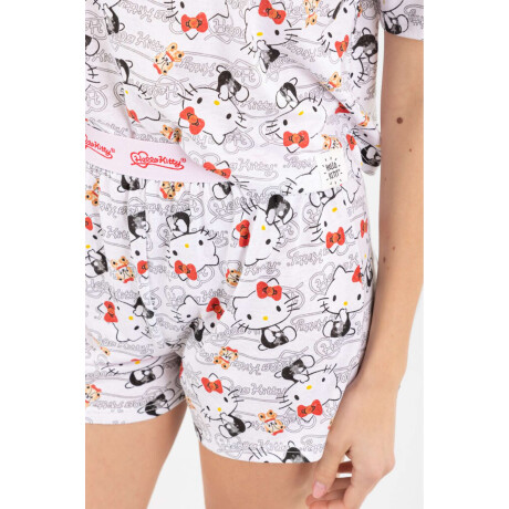 Pijama 3 hello kitty Blanco