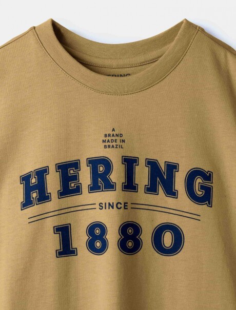 CAMISETA INFANTIL CON ESTAMPA AMARILLO