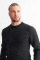 Sweater melange NEGRO