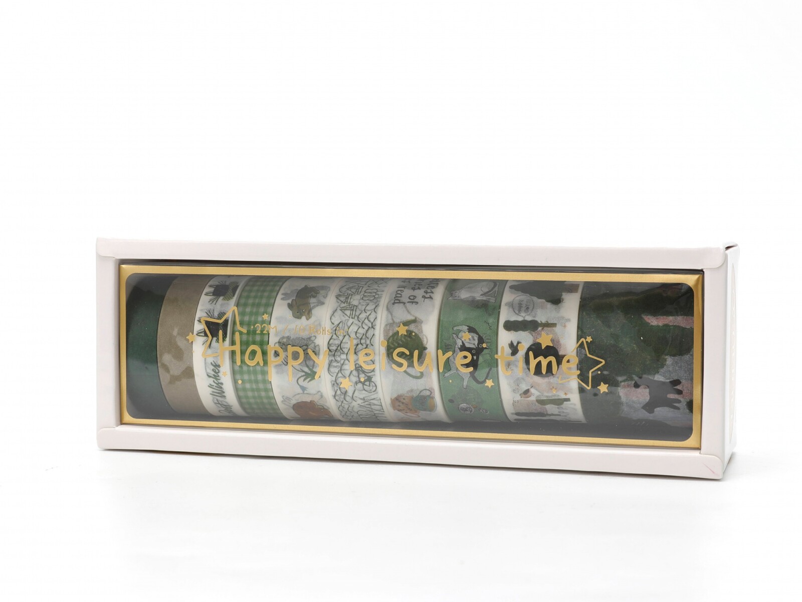 COLECCIÓN HAPPY HOURS WASHI TAPE (ANIMALES DEL BOSQUE) 