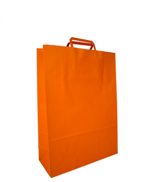 Bolsa lisa acuario 30x12x41 cm NARANJA