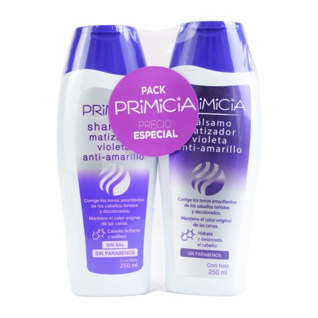 PACK PRIMICIA MATIZADOR (SHAMPOO 250ML + ACONDICIONADOR 250ML) PACK PRIMICIA MATIZADOR (SHAMPOO 250ML + ACONDICIONADOR 250ML)