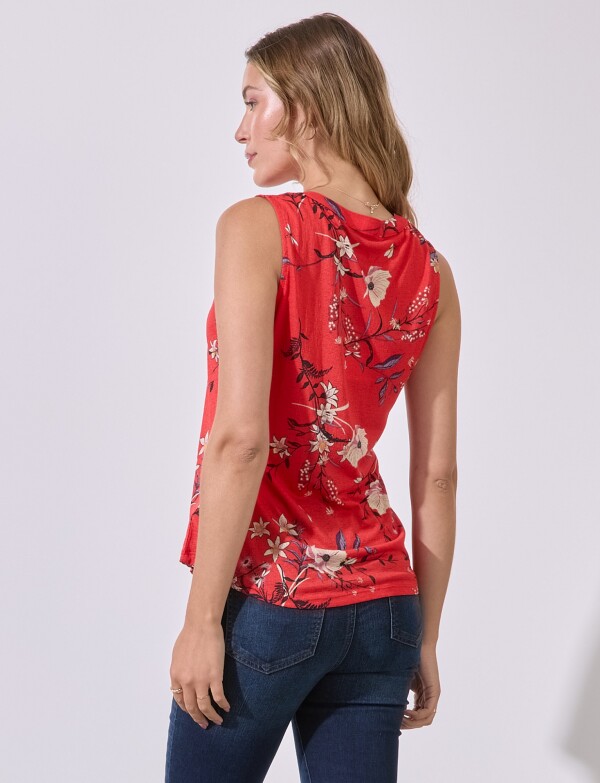 Blusa Flores ROJO/MULTI