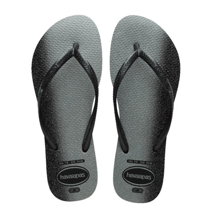 Sandalias de Mujer Havaianas Slim Gloss Negro