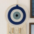 AtrapaSueños Ojo Turco De Crochet 40cm Beige AtrapaSueños Ojo Turco De Crochet 40cm Beige