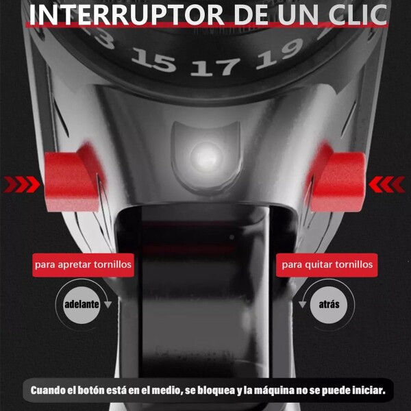 Taladro Percutor Atornillador + 2 Baterías 48V Inalambrico ® Taladro Percutor Atornillador + 2 Baterías 48V Inalambrico ®