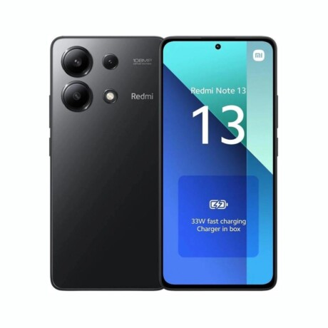 XIAOMI Redmi Note 13 4G 6.67' 128GB 6GB RAM Cámara 108Mpx - Black XIAOMI Redmi Note 13 4G 6.67' 128GB 6GB RAM Cámara 108Mpx - Black