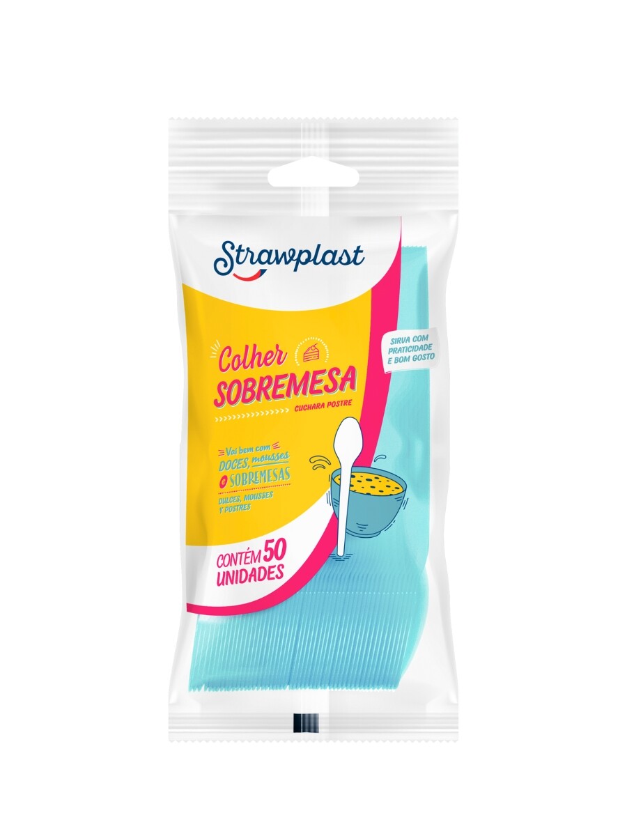 CUCHARAS DE POSTRE (Candy) azul