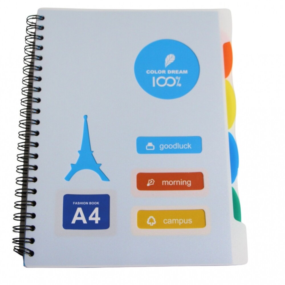 CUADERNO A4 12KPP TAMAÑO 21,4X29,4 COLOR CELESTE