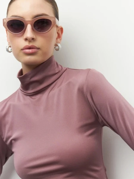 POLERA D.CASSIN PENELOPE MORADO