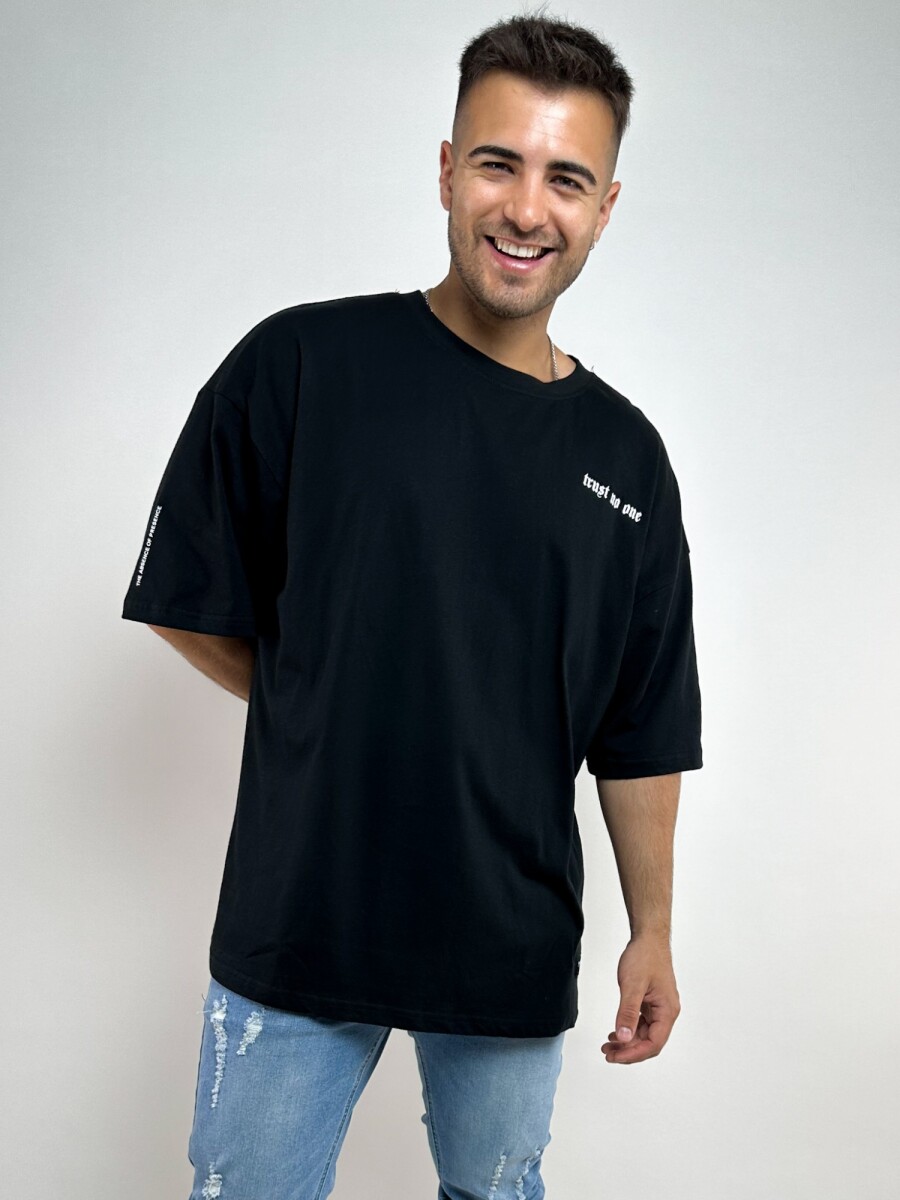 T-Shirt oversize Tefo - Negro 