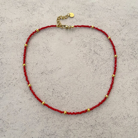 Collar RED en acero y cristales Collar RED en acero y cristales