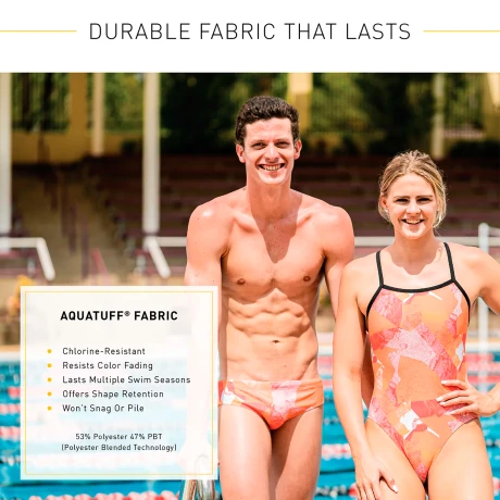 Finis - Malla de Baño para Mujer Solid Bladeback 1.10.301.155.36 - Talle 36. 001