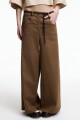 PANTALÓN ANCHO Marron