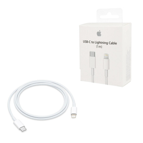 Cable de Datos Apple Usb-c Lightning 1MT Iphone Ipad Ipod 001