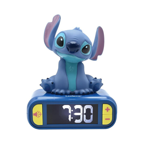 Reloj Despertador Digital 3D Lexibook Stitch