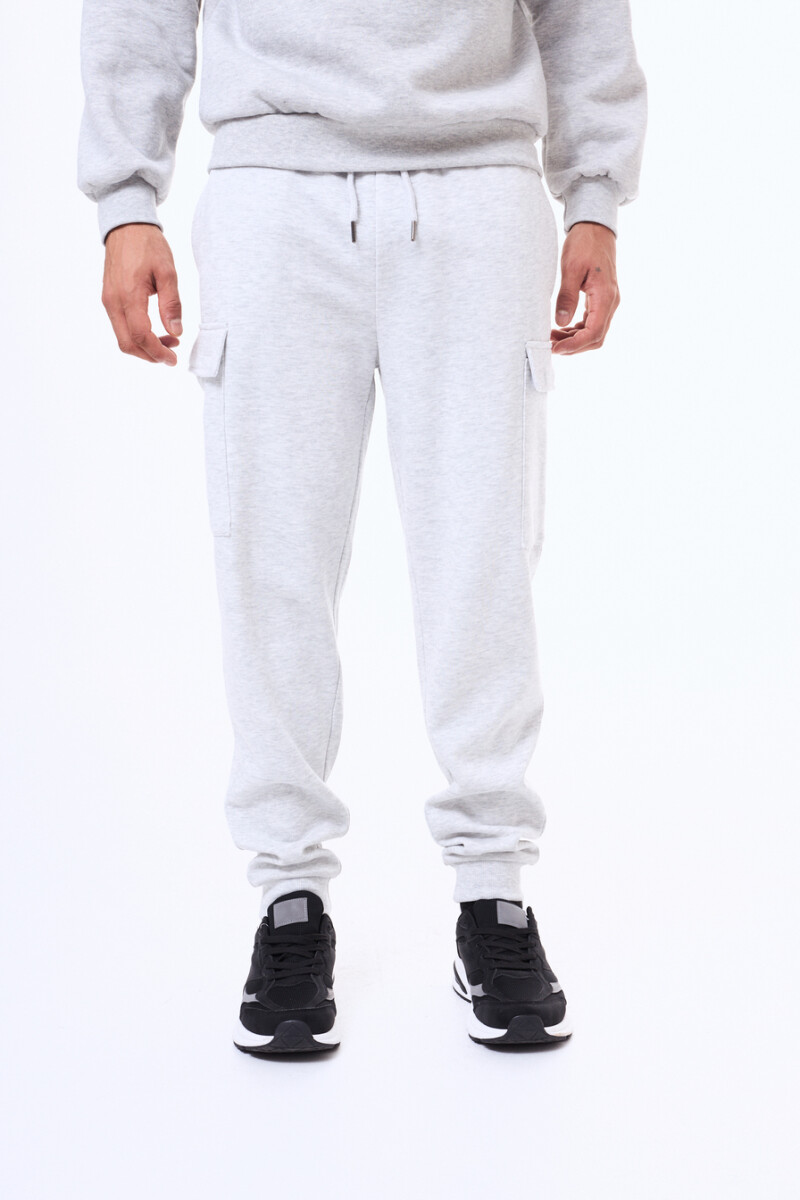 Pantalon de felpa Fortaleza Gris