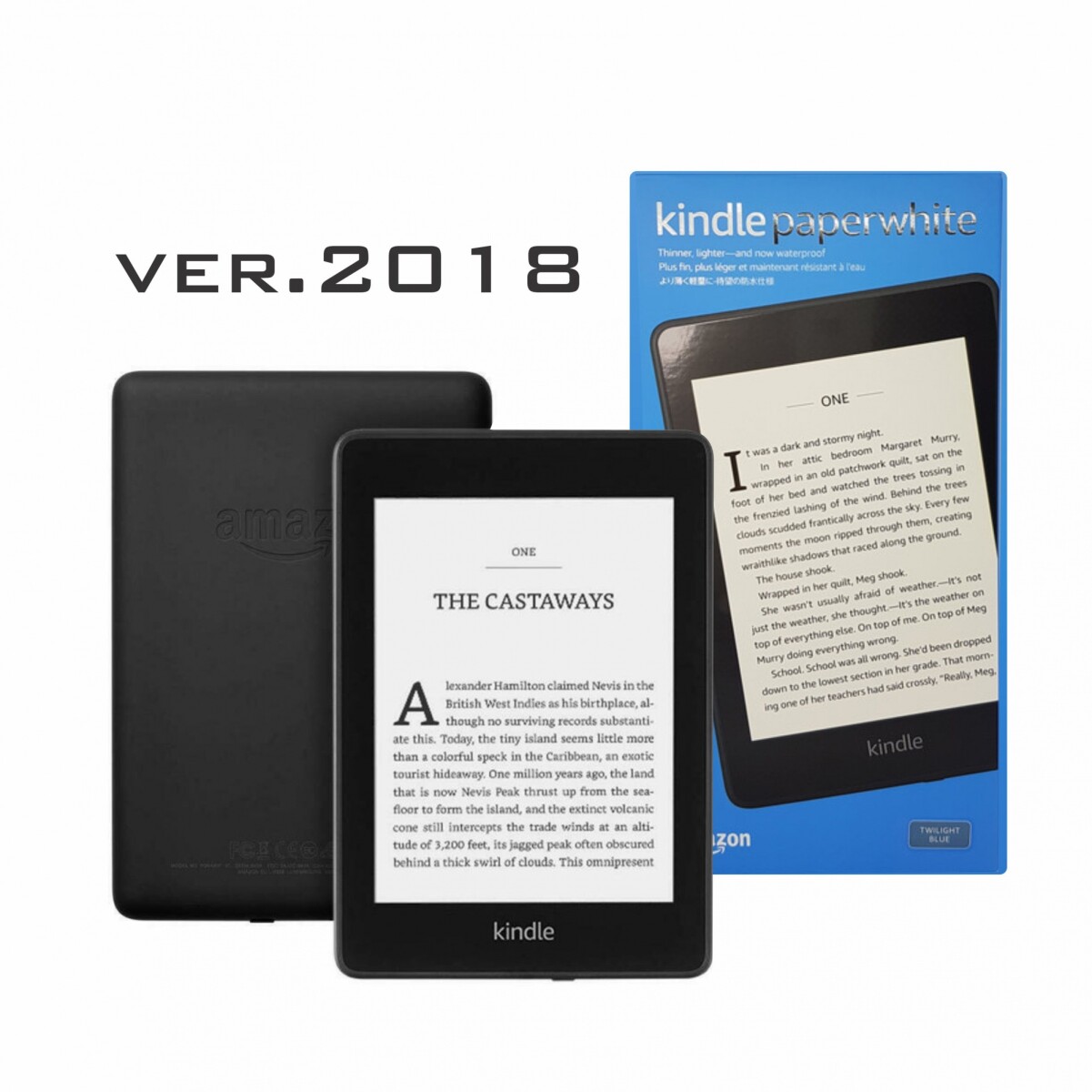 Ebook Amazon Kindle Paperwhite 2018 8 GB - 001 