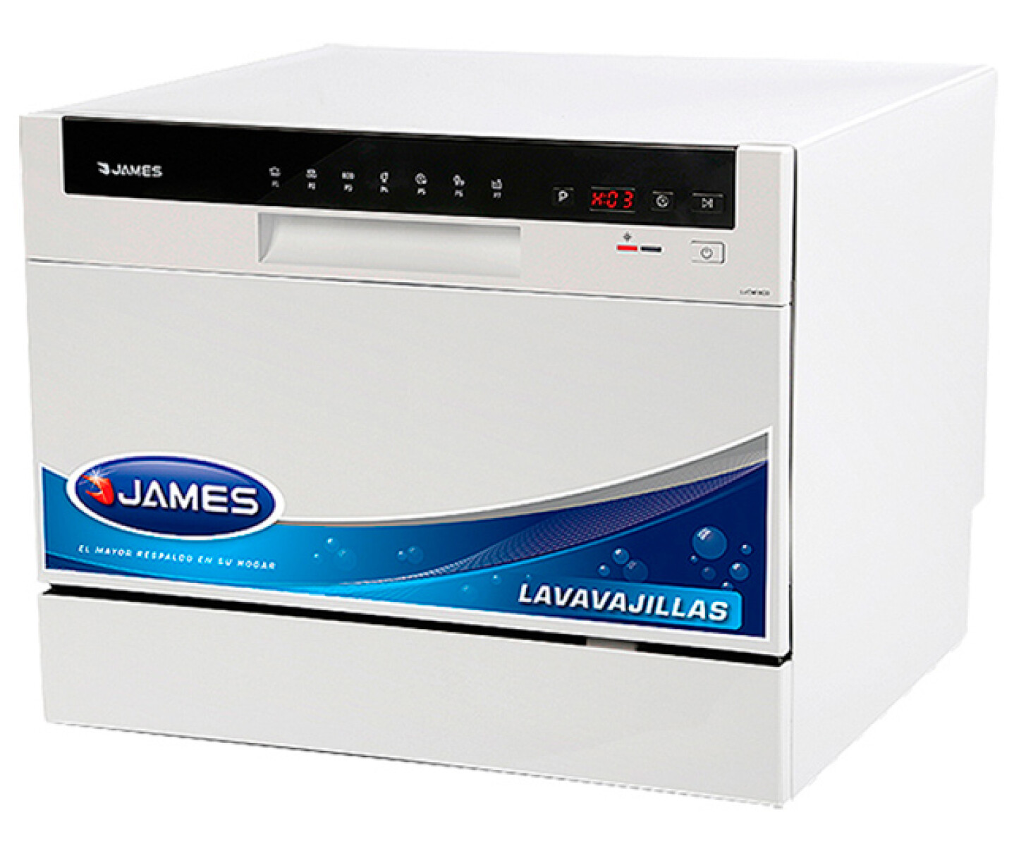 LAVAVAJILLA JAMES LVCM 6CD Digital Blanco Compacto - Sin color 