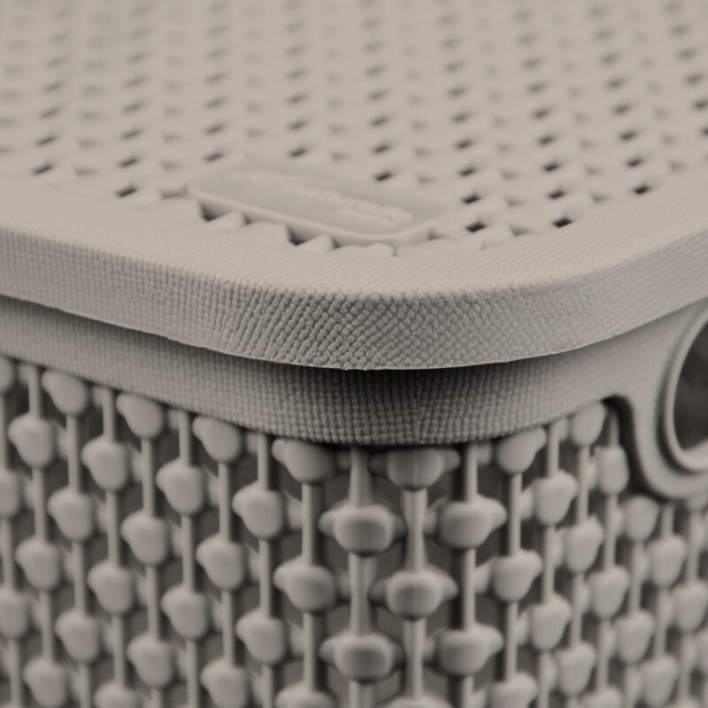 Caja simil ratán 15 lts BEIGE