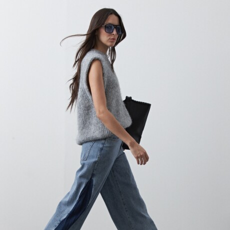 CHALECO BORJA Gris Melange