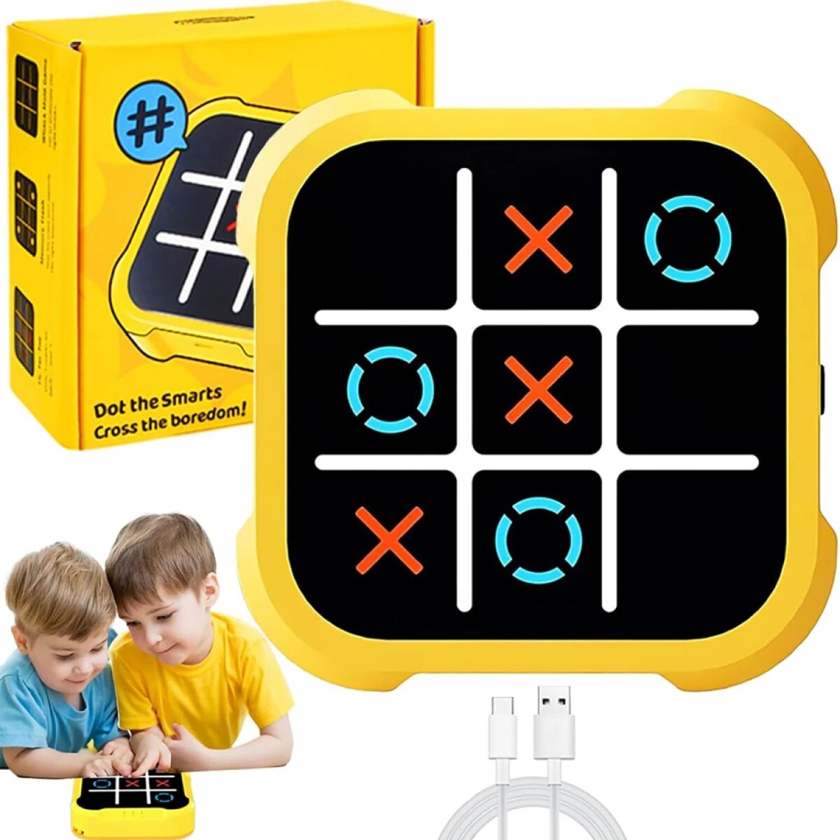 Juego de Mesa Tateti Electrónico 4 en 1 Infantil 