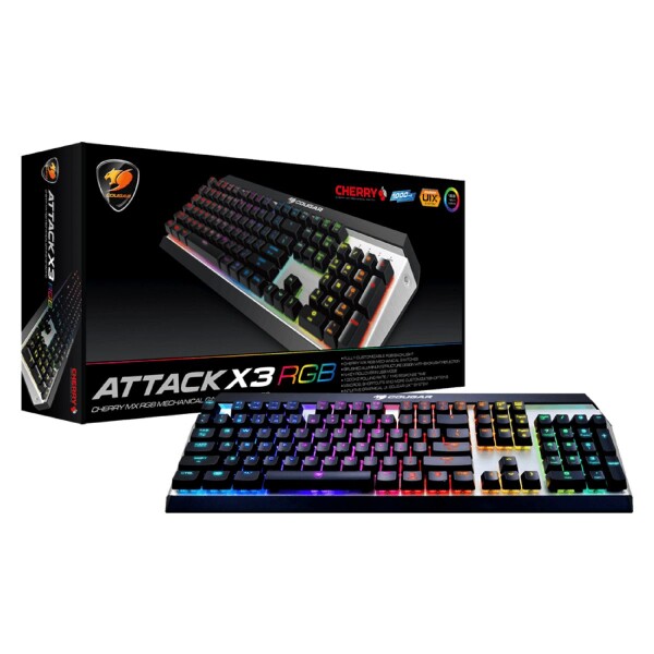 Teclado Cougar Attack X3 Rgb Spanish TECLADO COUGAR ATTACK X3 RGB