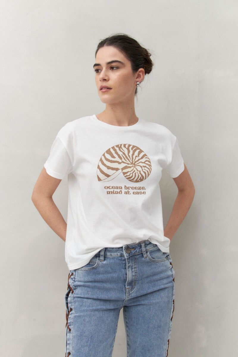 REMERA BLISSU Blanco