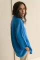 CAMISA LINO GISELA AZUL