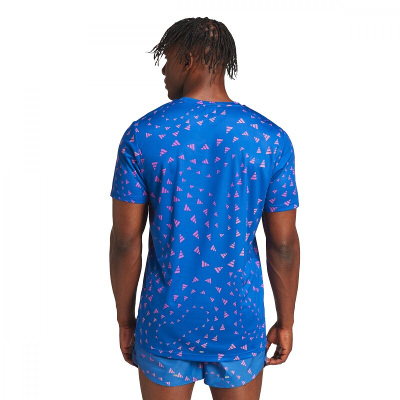 Camiseta Run It Aeroready Tee de Hombre Multicolor