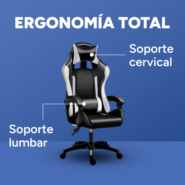Silla Gamer Reclinable Reforzada Apoyapies Comoda Premium Ax Silla Gamer Reclinable Reforzada Apoyapies Comoda Premium Ax