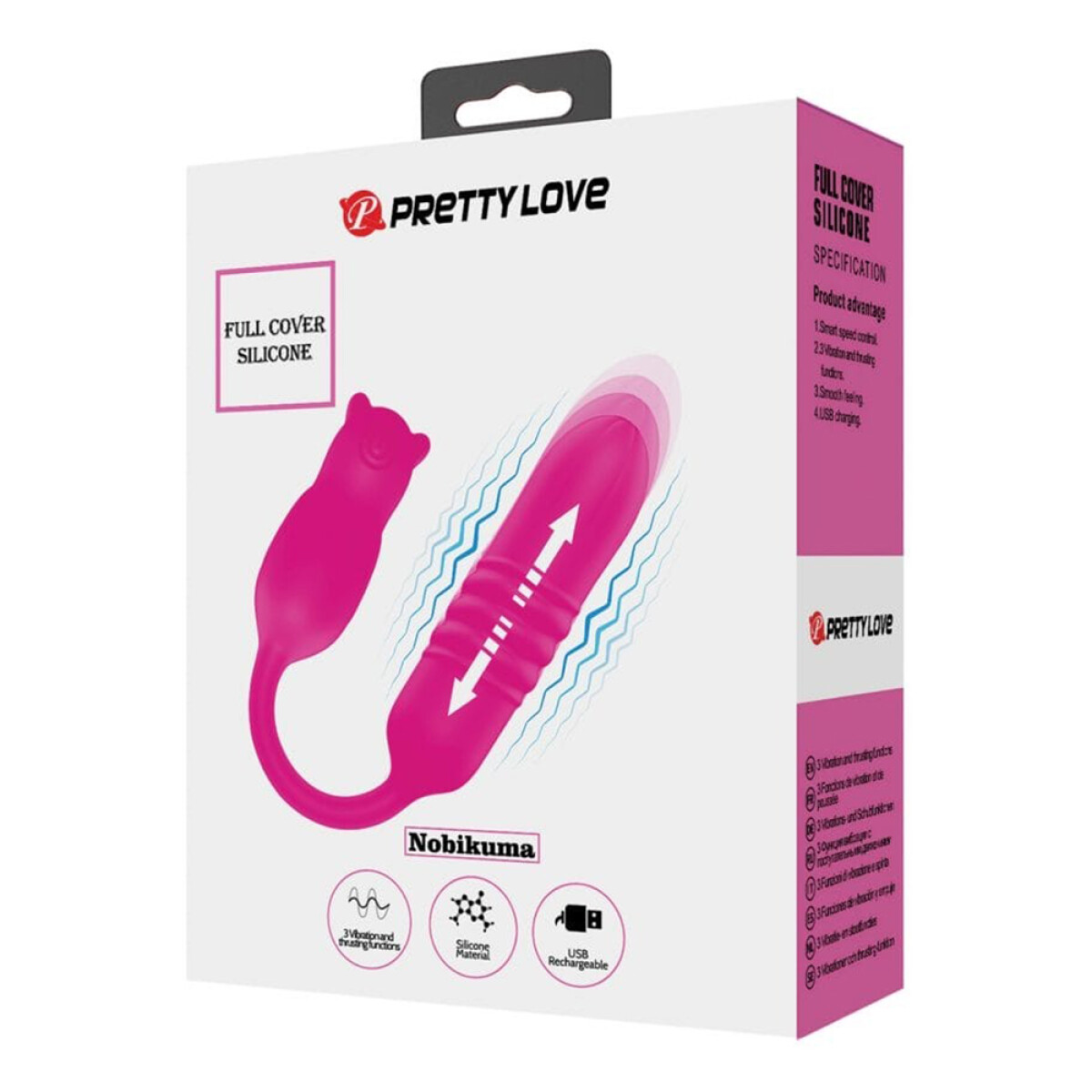 Pretty Love Nobikuma Thrusting Egg Vibrador 