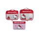 Organizador Hello Kitty 3 pcs Organizador Hello Kitty 3 pcs