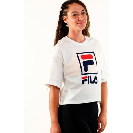 Camiseta para Dama Fila Stack New Blanca L