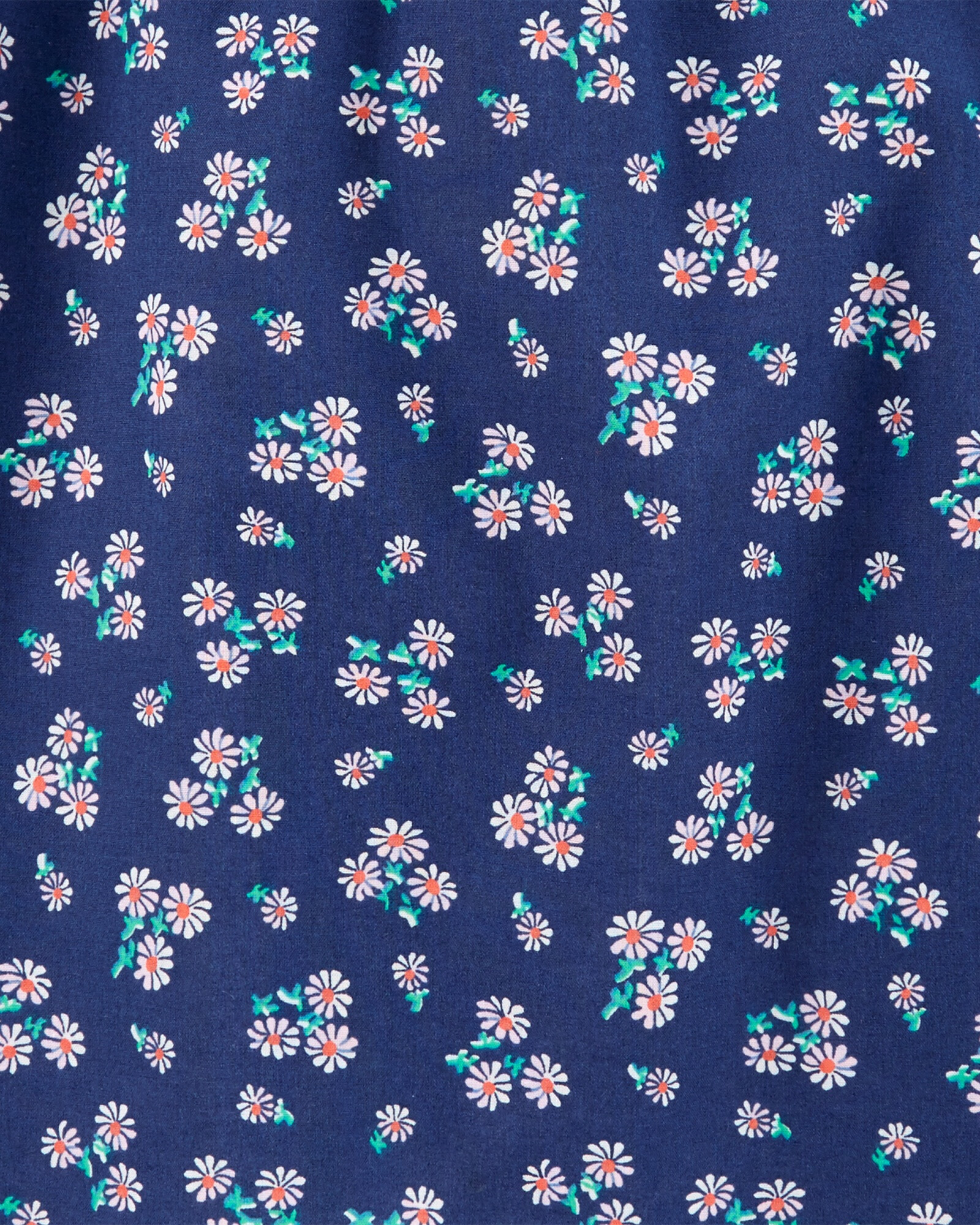 Blusa de algodón con lazos diseño floral Sin color
