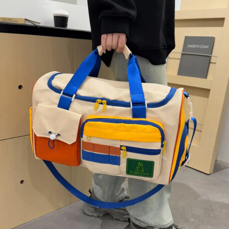 Bolso de viaje con bolsillos Azul