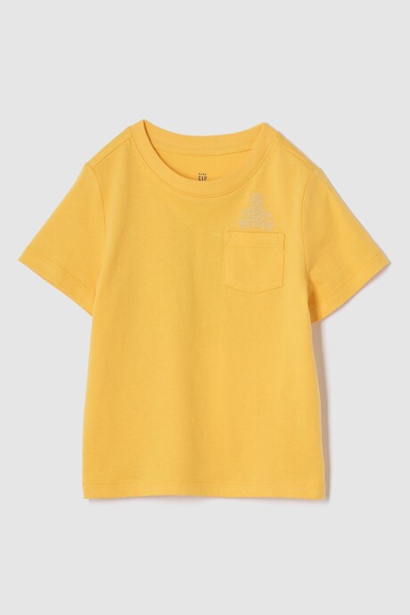 Remera Con Bolsillo Oso Brannan Toddler Niño Banana 13-0947 Tcx