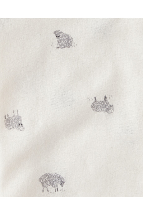 Pack cuatro mantas recibidoras de algodón, diseño ovejas Pack cuatro mantas recibidoras de algodón, diseño ovejas