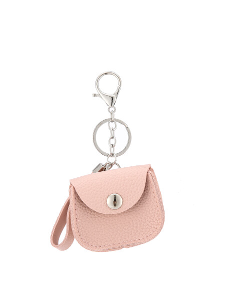 Portamonedas con Broche Rosado