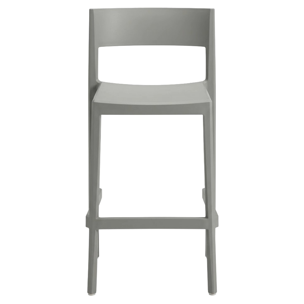 SILLA BAR PLAST GRIS 