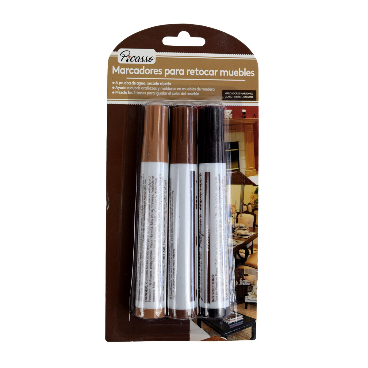 MARCADOR PARA RETOCAR MUEBLES X3 PICASSO 
