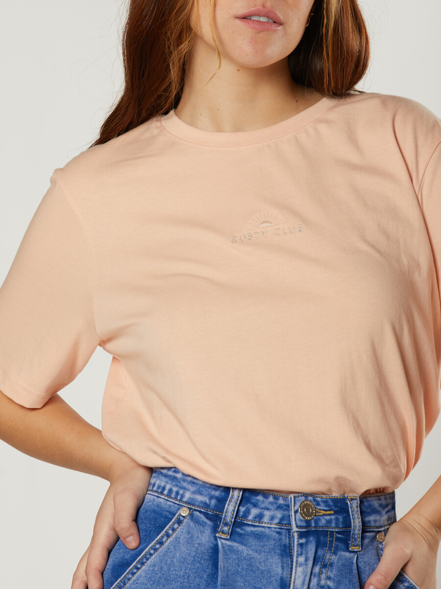 T-SHIRT JOCHI RUSTY - Salmon 