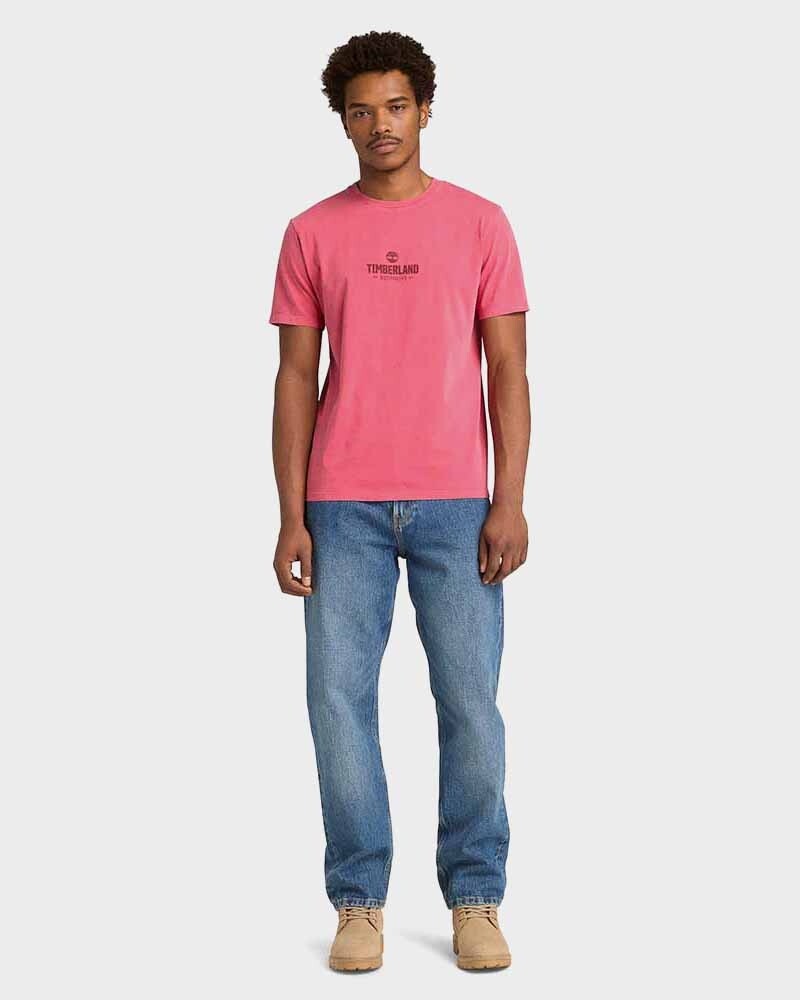 Polera Garment Dyed Short Sleeve Tee Hombre 4333